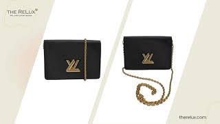 Louis Vuitton Black Epi Twist Wallet on Chain | The Relux