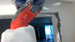 ГКЛ заточка углов при малярных работах / Make sharp corners in drywall