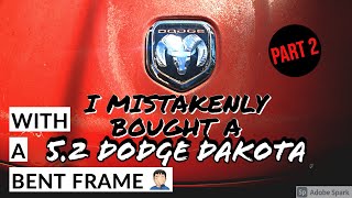 PART TWO DODGE DAKOTA DOOR HINGE REPLACEMENT AND DASH ASSEMBLY