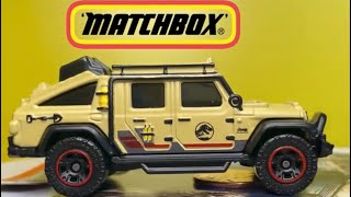 John316diecast Matchbox 2022 ,         '19 Jeep Gladiator (2022 Jurassic World Dominion, Mix 5)