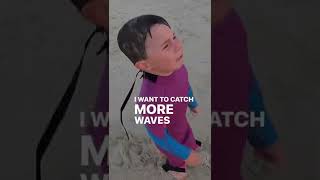 We feel you, little dude. Vid from Kalea Surfs