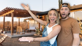 Outdoor Patio REVEAL at Our Joshua Tree House | Life As Airbnb Hosts