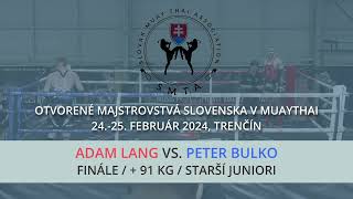 Adam Lang vs. Peter Bulko / MSR v Muaythai SMTA 2024