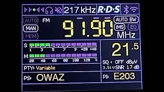 Sporadic 28.06.2023. 91.9 MHz TR4 Owaz Radio (Turkmenistan)