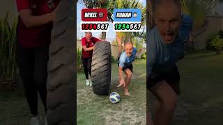 ❌ RUNNING CHALLENGE: 🛞 Big Wheel vs Human 🙎🏻‍♂️