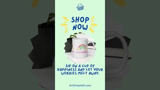 Your cup of Happiness #artdimple91 #art_dimple #mug #shorts #youtubeshorts #artistshorts