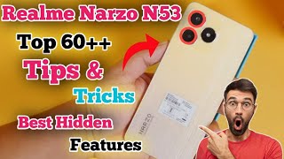 Realme Narzo N53 Tips And Tricks - Top 60++ Hidden Features | Hindi-हिंदी