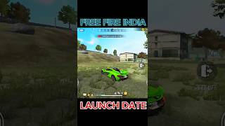 Free Fire India Launch Date 😀 #shorts