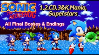 Sonic 1, 2, CD, 3&K, Mania, SuperStars - All Final Bosses