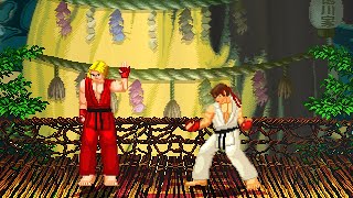 Street Fighter X Fighting EX Layer - Ryu and Ken