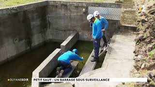 barrage edf guyane petit saut en mars 2022