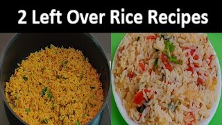 Easy Lunch Box Recipes | How To Make Tasty 2 Leftover Rice Recipes