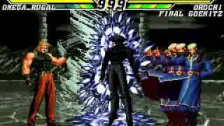 Omega Rugal vs. KOFM-Orochi & Final Goenitz (by Joy - Mugen) Re-Match _ Goenitz-Stage