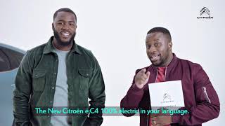 New Citroën ë-C4 100% ëlectric with Mo Gilligan and Babatunde Aleshe