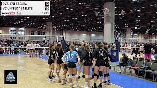 Lyric Campbell #12 Libero - AAU Volleyball Nationals 2023, Day 2, Game 1