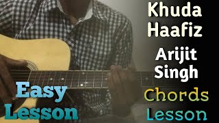 Khuda Haafiz - Arijit Singh Easy Guitar Lesson | The Body | Khuda Haafiz Guitar Chords Lesson |