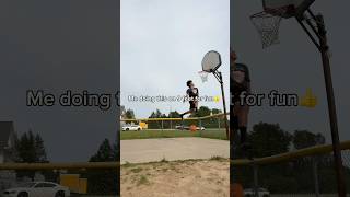 Same dunk, different rim height.