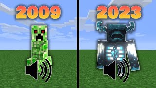 COME SONO CAMBIATI I SUONI DI MINECRAFT | 2009 VS 2023 | MINECRAFT ITA