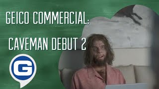 GEICO Commercial - Caveman Debut 2 🧔🏽‍♀️📺 (2004)