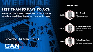 Webinar: Sol Plaatje property owners - learn how to avoid an exorbitant increase in property rates