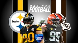 Pittsburgh Steelers at Cleveland Browns | Maximum Football | Week 12 | TNF