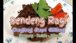 Dendeng Ragi - Daging Sapi Giling - Renyah Gurih Nikmat