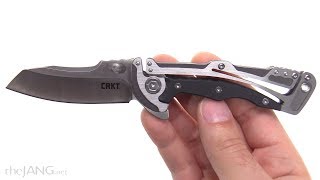 CRKT Graphite 3.06" folding Klecker Lock knife