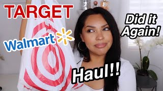 TARGET+ WALMART HAUL! 2021 new makeup + beauty favorites haul