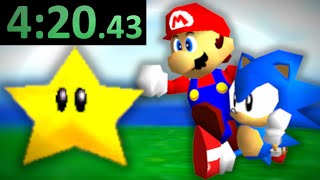 Can Sonic Beat Mario 64 BEFORE MARIO?