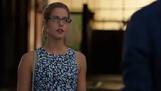 Arrow - S3 Ep20 : Oliver asks Felicity out on a date scene