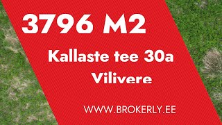 Kallaste tee 30a, Vilivere, Kohila vald Rapla Kinnistu 25km. Tallinnast / Rongipeatus 8 min.