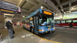 Montgomery County Transit Ride On 2009 Low Floor Gillig Hybrid #5344 Rt 1 Friendship Heights