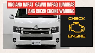 TOYOTA HIACE CHECK ENGINE PROBLEM/CLEAN EGR VALVE @kolokoygarage