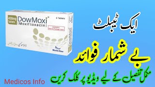 DowMoxi 400mg tablet uses benefit side effect in Urdu/Hindi | Moxifloxacin tablet uses in urdu