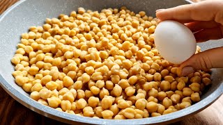 Chickpeas and egg!! are better than meat!protein, simple and delicious, recipes!!