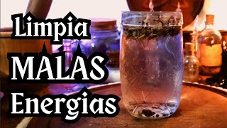 Limpieza  de Energías NEGATIVAS con  AGUA y RUDA