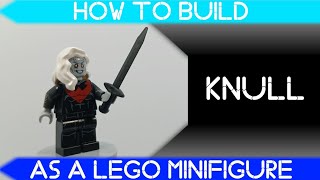 How to Build Knull as a LEGO Minifigure