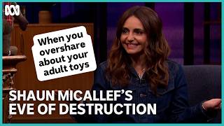 Pia Miranda overshares about her adult toy cupboard | Shaun Micallef's Eve Of Destruction