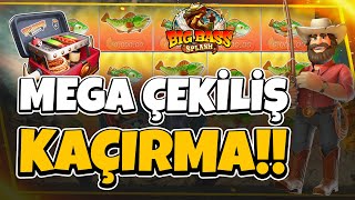 🎁 SLOT OYUNLARI 🐟 BIG BASS SPLASH Küçük Kasa Denemesi Çekiliş Var