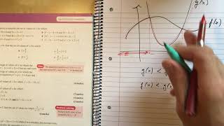 21  Inequalities on Graphs Chapter 3 section 6 Edexcel Pure AS Level Maths