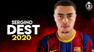 Sergino Dest - Welcome to Barcelona - Defensive Skills & Insane Speed 2020 | HD