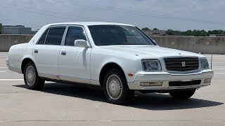 1998 Toyota Century V12 White exterior walk-around video