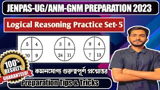 ANM GNM 2023 PREPARATION CLASS | JENPAS UG 2023 PREPARATION CLASS | Logical Reasoning Practice Set-5