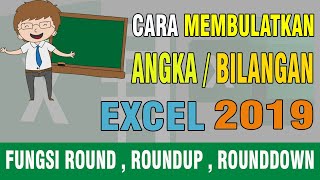 Cara Membulatkan Bilangan Di Microsoft Excel