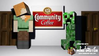 Community Coffee Commercial   Pie Minecraft Edition