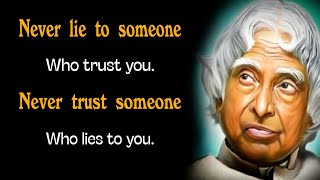 Best Positive Life Changing Quotes  Dr APJ Abdul kalam Sir || Inspiring Quotes || Life Quotes