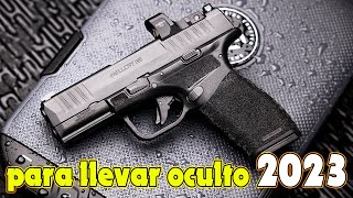 5 pistolas perfectas para llevar oculto 2023