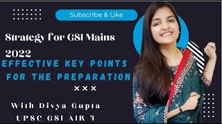 UPSC| Geochemist| Strategy for preparation of GSI Mains Chemistry 2022