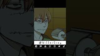 SWITCH THE LIGHTS MEME - Jeff The Killer Creepypasta BL comic #shorts #creepypasta