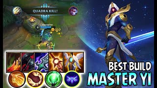 UPDATE JUNE MASTER YI BUFFED | MASTER YI INSANE JUNGLE QUADRAKILL | COSMIC BLADE LEAGUE OF LEGENDS